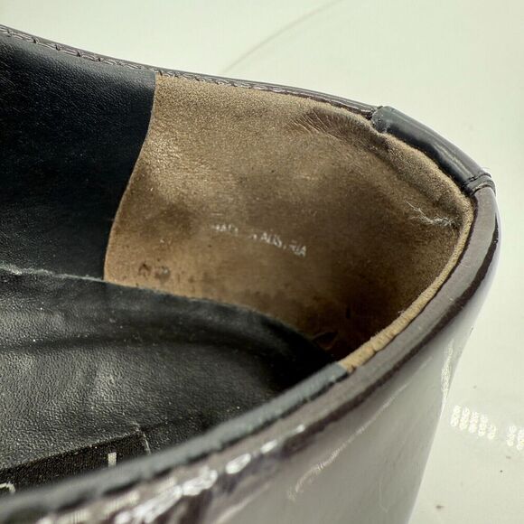 Paul Green Emmy Oxfords US 6 UK 3.5 Black Patent Leather Cap Toe Lace Up Shoes - Picture 9 of 16